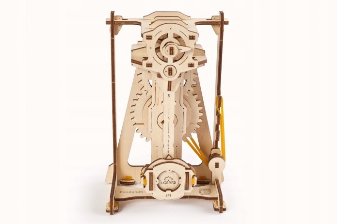 Puzzle 3D Wahadło Steam Lab Ugears z drewna